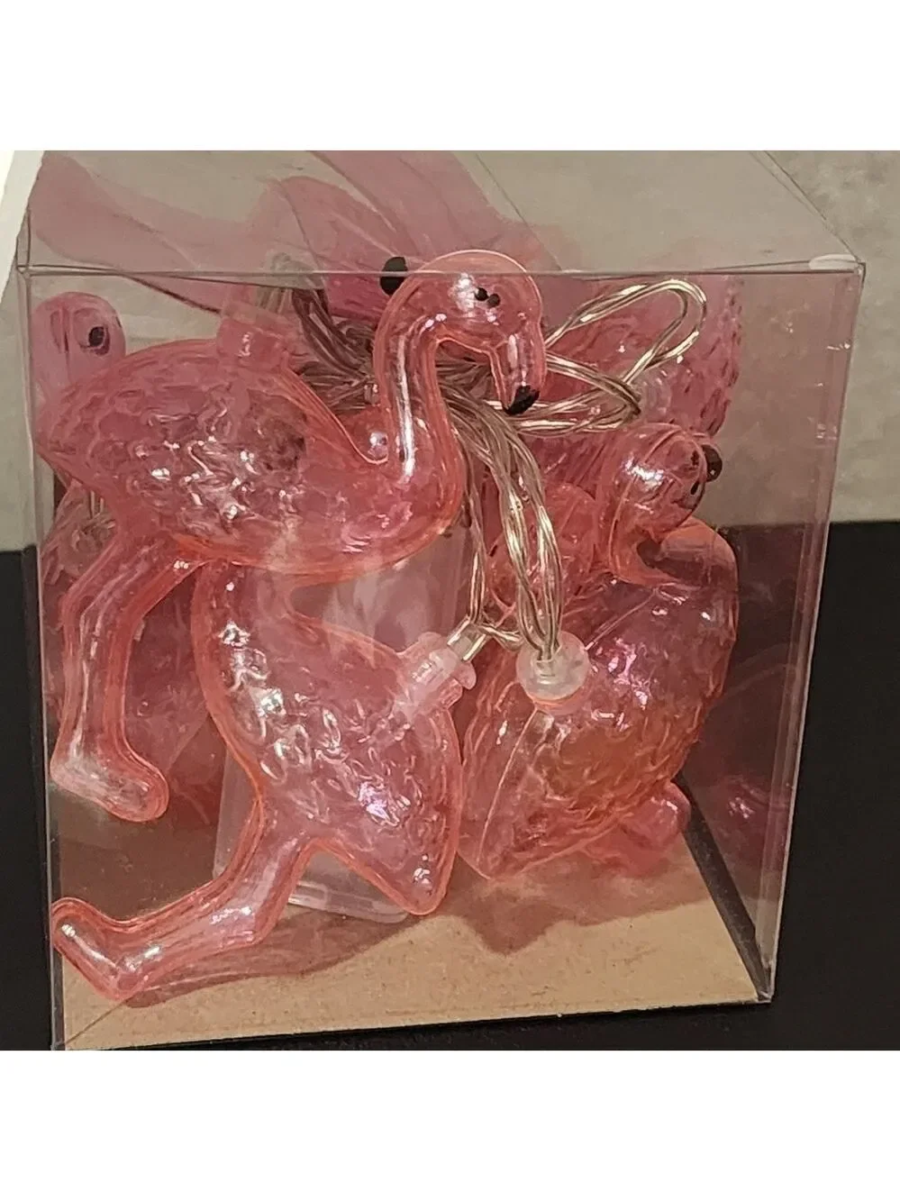 NEW Lot Of 2 Boxes Flamingo battery operated string lights 2pk 10 on each string